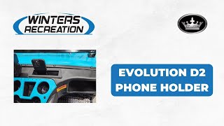 Evolution Electric Golf Cart  Phone Holder Installation [upl. by Gauntlett]