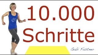 ‼️10000 Schritte in knapp 90 min  ca 1000 Kcal verbrennen Ausdauer und Figur verbessern [upl. by Nanor]