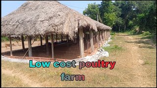 Low cost poultry farm 🐔🐓🐤 murgi farm  keshab poultry farm [upl. by Mcdowell]