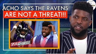 Acho from SpeakOnFS1 says the Ravens are not a threat to the ChiefsOMIGOD 980 [upl. by Durston]