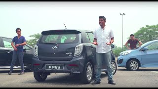 DRIVEN 2015 4 Perodua Axia vs Proton Iriz vs Kia Picanto [upl. by Threlkeld653]