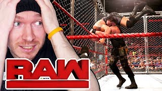 REACTION BRAUN STROWMAN vs BIG SHOW  Steel Cage Match [upl. by Nicole]