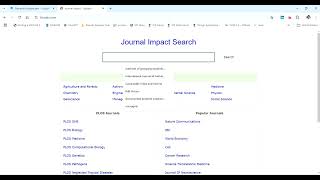 Checking Official Impact of Factor of any Journal  Rampelli Manojkumar  BVRITH  IITG [upl. by Newby999]