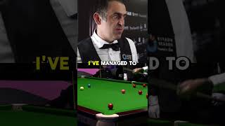 Ronnie OSullivan quotI tick every boxquot 😎 shorts snooker sports legend [upl. by Aicilyt]