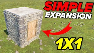 Rust HOW To BUILD The Ultimate 1x1 Single BASE SoloDuo [upl. by Arraeic40]