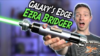 NEW Ezra Bridger Legacy Lightsaber from Star Wars Galaxys Edge [upl. by Haonam]