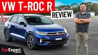 2024 Volkswagen TRoc R inc 0100 amp braking review [upl. by Agneta]