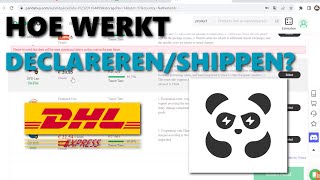 Hoe werkt DECLARERENSHIPPEN  PANDABUY TUTORIAL  2024 [upl. by Afton778]