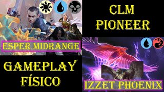 Esper Midrange Vs Izzet Phoenix PIONEER  Etapa 4 Do CLM  Gameplay Físico mtgpioneer mtgbrasil [upl. by Akirea]