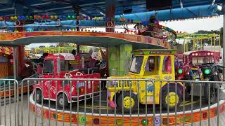 Amazing Kids Funfair Ride Hampton Court Fair London  Theme Park  Amusement Park  Kids Rides [upl. by Ahkos327]