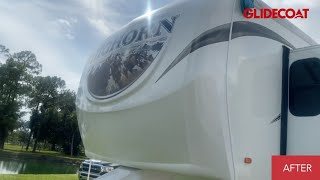 Complete Transformation of Oxidized 5th Wheel RV with Ceramic Coating [upl. by Nnylarat445]