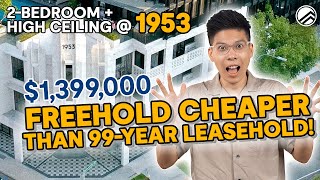 1953  Freehold 2Bedroom with 614sqft in District 8  Farrer Park MRT  1399000  Yu Rong [upl. by Kuo]