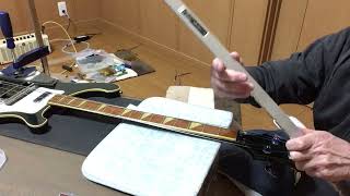 Rickenbacker 4001 Bass  Truss rod adjustment [upl. by Rheba]