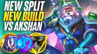 New split New Build Nasus vs Akshan Top Patch 1410  Carnarius  League of Legends [upl. by Now801]