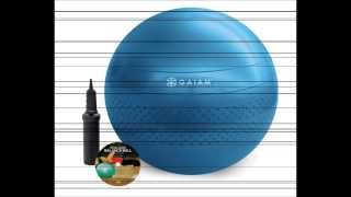 Gaiam Total Body Balance Ball Kit  Amerigymcom [upl. by Onilatac221]