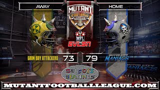 Mutant Football League  Gameplay 170 quotAttackers vs Maniacsquot [upl. by Brookhouse]