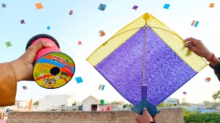 Original Mono Kite Manjha Review • Flying Big Kites • Patangbazi • Mono Kite VS Mono Kite Manjha [upl. by Erdrich196]