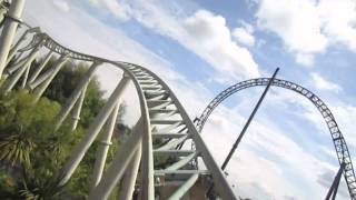 Colossus Front Row Seat onride HD POV Thorpe Park [upl. by Ann-Marie761]