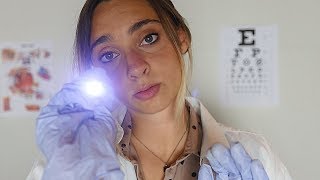 CHECKUP OCULISTICO RILASSANTE  ASMR Roleplay [upl. by Ahsinrev]