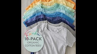 Honest Baby 100 Organic Cotton Short Sleeve TShirt for Infants Toddlers Boys and Girls Unisex [upl. by Sven]