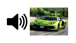 Lamborghini  Sound Effect  ProSounds [upl. by Enilra477]