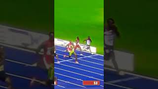 usain bolt 100m world record🔥usain bolt first 100m gold Usain bolt👀 workout Santanu fitness 2525✅ [upl. by Enatan]