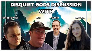 Disquiet Gods Discussion with Christopher Ruocchio David J Butler Ian and Susana [upl. by Wilonah744]