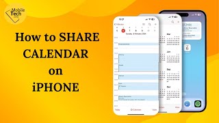 How to Share Calendar on iPhone [upl. by Akcirret835]