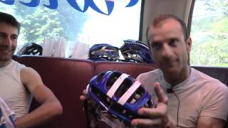 Scarponi talks helmets at the Giro dItalia [upl. by Soluk]