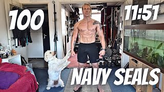 Just 100 Navy Seal Burpees  1151  300 Pushups [upl. by Uriel499]