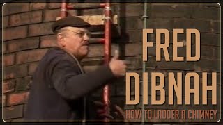 Fred Dibnah  How to Ladder a Chimney [upl. by Llejk]