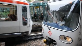 Métro de Lyon  Ligne C à crémaillère 3 [upl. by Kasey]