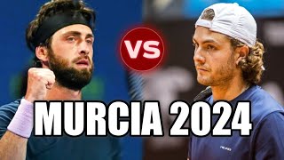 Nikoloz Basilashvili vs Marco Trungelliti MURCIA 2024 Highlights [upl. by Alexandra702]