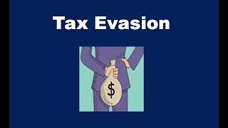 What is Tax Evasion [upl. by Yajet]