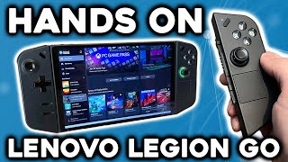 Handson Lenovo Legion Go  New Handheld Gaming PC [upl. by Ariayek]