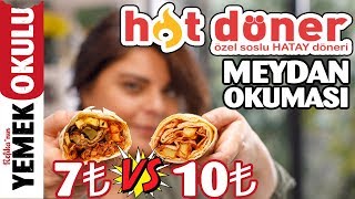 Hot Döner Meydan Okuması  Evde Hatay Usulü Dürüm Tarifi [upl. by Ylrebme]