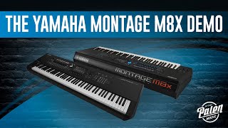 YAMAHA MONTAGE M8x DEMO with TONY ESCUETA [upl. by Deppy]