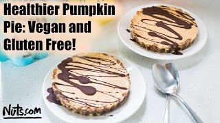 Healthy Pumpkin Pie Recipe GlutenFree Vegan [upl. by Adnert]