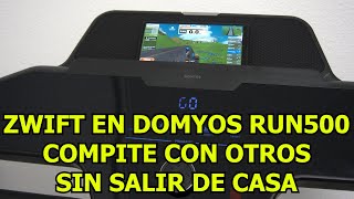 ZWIFT Y DOMYOS RUN 500  Usa tu cinta de correr para competir con otros y entrenar más motivado [upl. by Eahsram682]