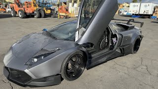 Cyberpunk Lamborghini Murcielago 3 Days No Sleep Finished Car [upl. by Ramunni503]