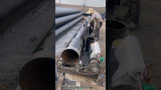 Tar anti corrosion pipe coating [upl. by Mellman]