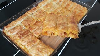 BAYATLAMAYAN EL AÇMASI TADINDA👌 PATATESLİ BÖREK😍 [upl. by Einnaffit160]