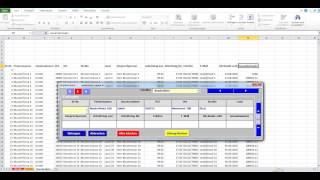 Datenbanken in Excel aus einer Eingabemaske mit Zuweisung von Datentypen erstellen Kundenliste [upl. by Sean]