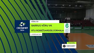 Barrus Võru VK vs RTU RobežsardzeJūrmala  Cronimet liiga 04022024 [upl. by Nhguaved809]