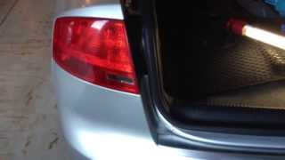 Audi B7 A4  DIY Outer Tail Light Bulb Replacement [upl. by Malynda]