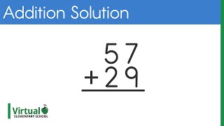 Grade 2 Math Addition Solution [upl. by Faxon]