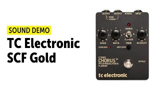 TC Electronic SCF Gold  Sound Demo no talking [upl. by Anairam]