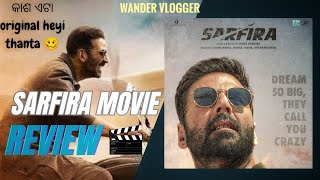 Sarfira Movie Review 🍿 Akshay Kumar  Paresh Rawal  Sudha Kongara  WanderVlogger [upl. by Aiva]