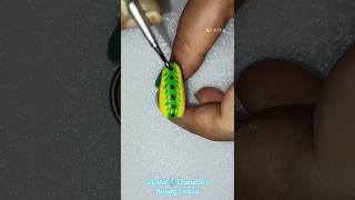 Unique nail art design with toothpick and dotted pen  Nail art DIY 💅 [upl. by Nwahsyt]