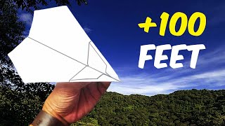 WORLD RECORD Paper Aeroplane  How to Make a Paper Airplane for Distance Flies Far  headbank [upl. by Hcahsem]